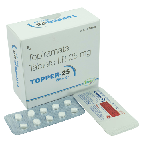 Topiramate Tablets 25, 50, 100 mg