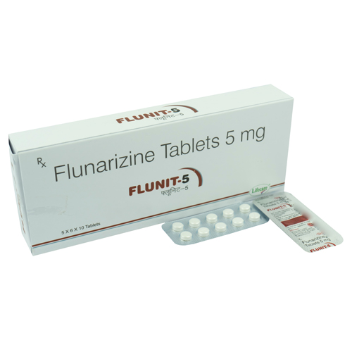 Flunarizine Tablets 5, 10 mg
