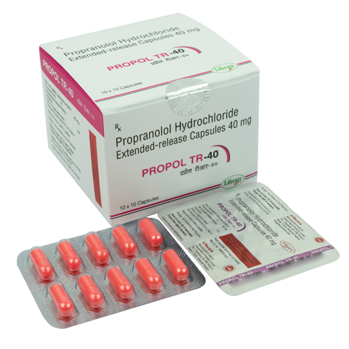 Propranolol HCI Time Release Tablets 40, 80 mg