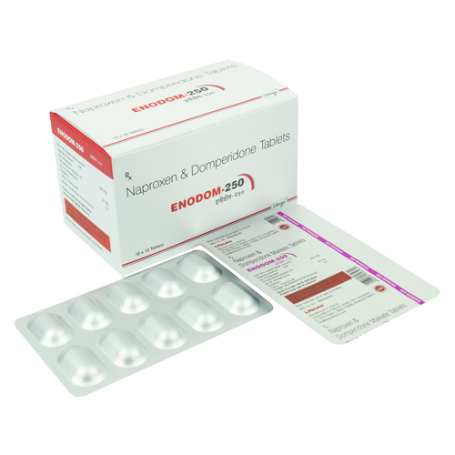 Naproxen 250, 500 mg & Domperidone 10 mg Tablets