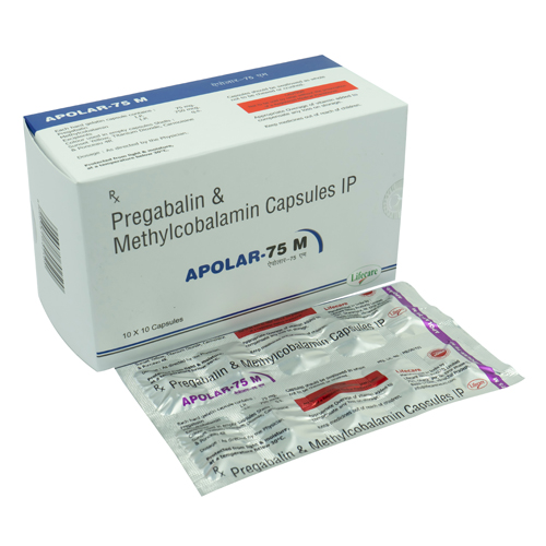 Pregabalin 75, 150 mg Methylcobalamin 750, 1500 mcg Capsules