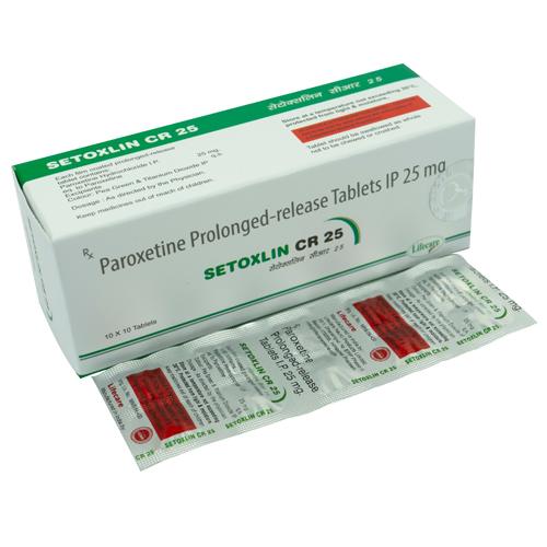 Paroxetine Prolonged-release Tablets 12.5, 25 mg