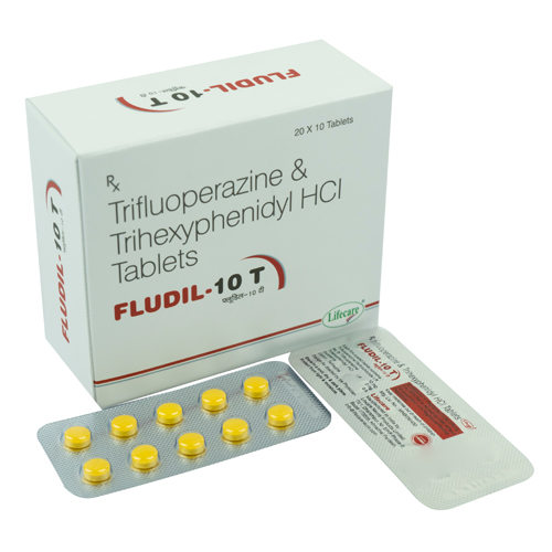 Trifluoperazine 2.5, 5 &10 mg, Trihexyphenidyl 1 & 2 mg Tablets