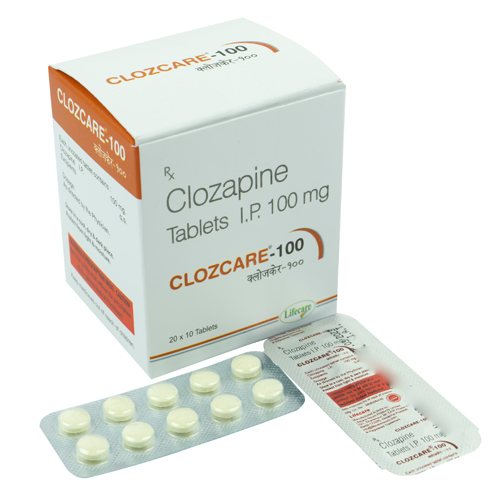 Clozapine Tablets 25, 50, 100, 200