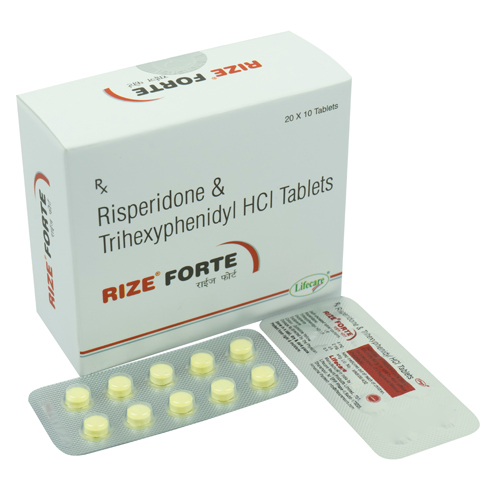 Risperidone 4mg & Trinexyphenidy! HCI 2 mg Tablets