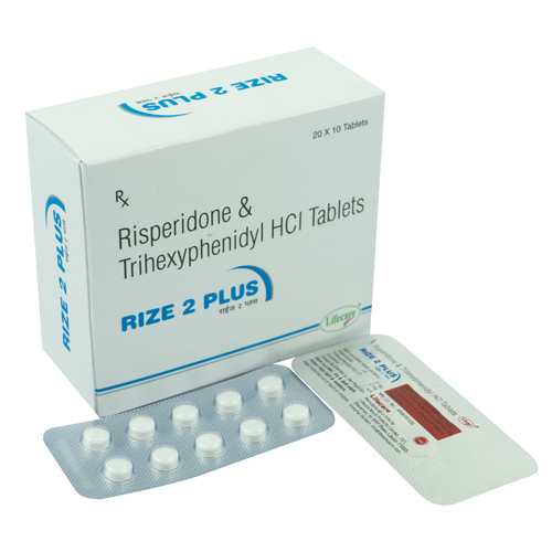 Risperidone 2mg Trihexyphenidyl HCl 2mg Tablets