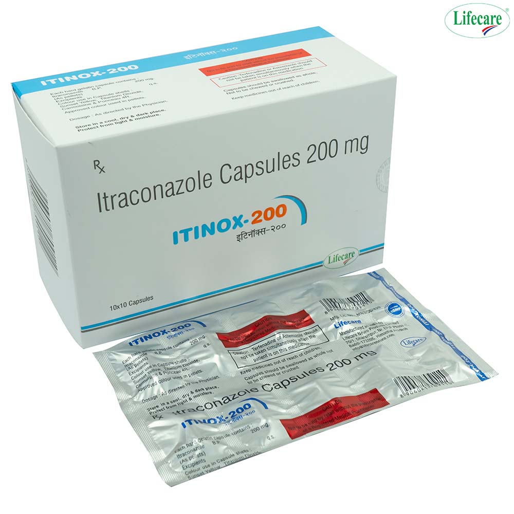 Itraconazole Capsules 100 mg & 200 mg