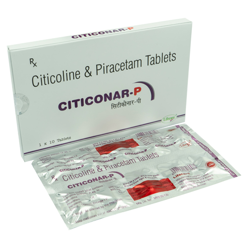 Citicoline 500 mg Piracetam 800 mg Tablets
