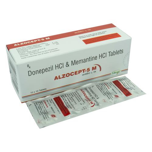 Donepezil HCI 5mg & Memantine HCI 5, 10 mg Tablets