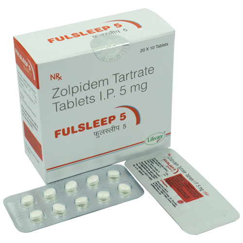 Zolpidem Tartrate Tablets 5, 10 mg