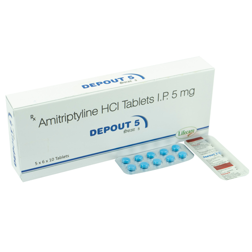 Amitryptyline HCI Tablets 5, 10, 25, 50, 75 mg