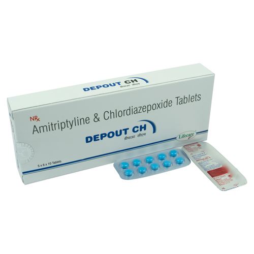 Amitryptyline 25, 12.5 mg Chlordiazepoxide 10, 5 mg Tablets