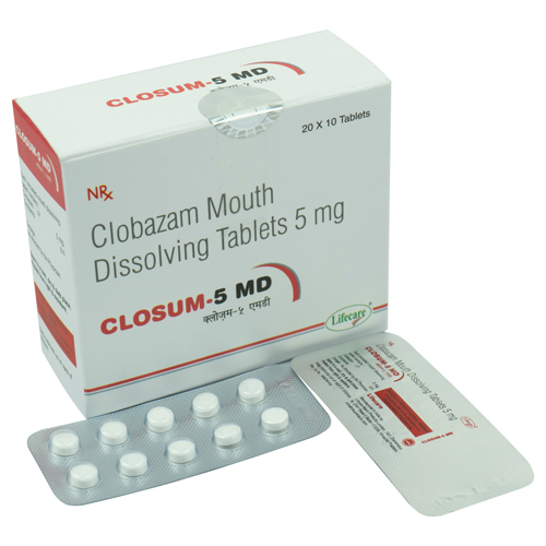Clobazam Mouth Dissolving Tablets 5, 10, 20 mg